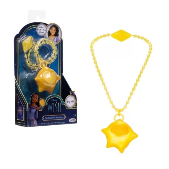 Colier in forma de stea, cu lumini si sunete Disney Wish Colier in forma de stea, cu lumini si sunete Disney Wish