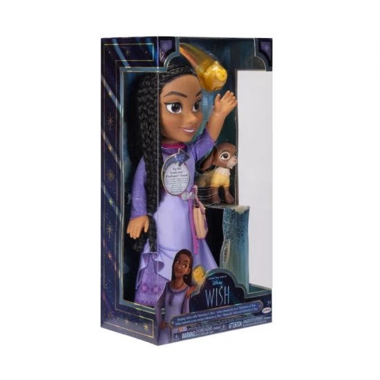 Papusa interactiva cu accesorii Asha Disney Wish 38 cm Papusa interactiva cu accesorii Asha Disney Wish 38 cm