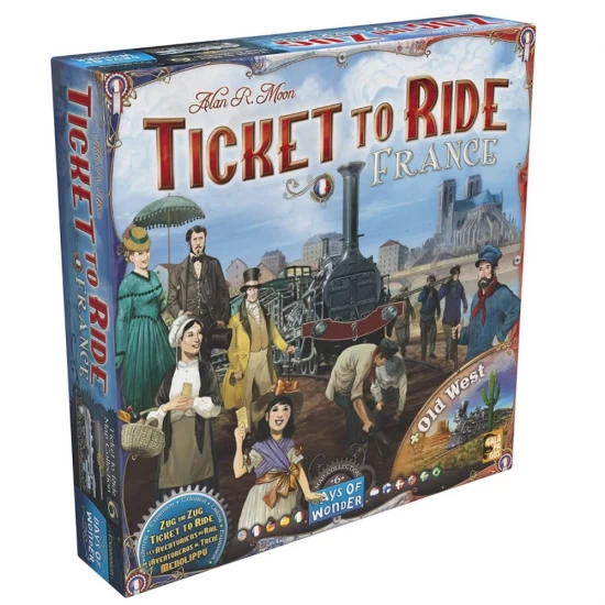 Extensie joc Ticket to Ride Map Collection France & Old West, limba engleza