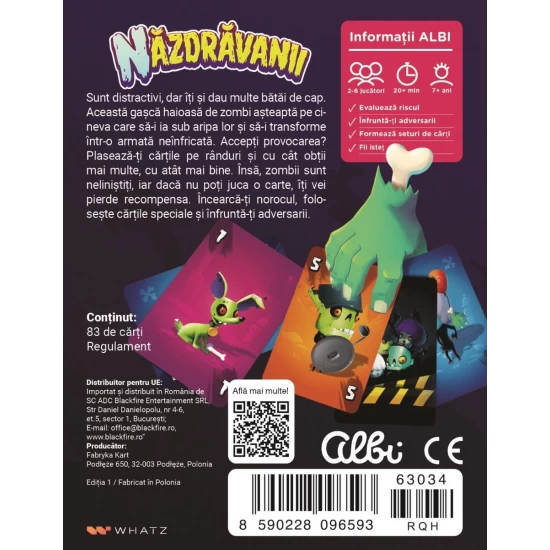 Joc de societate Nazdravanii, limba romana