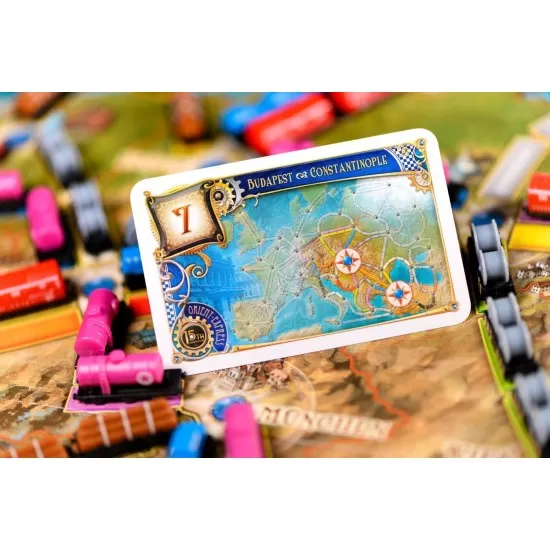 Joc de societate Ticket to Ride 15th Anniversary, limba engleza Joc de societate Ticket to Ride 15th Anniversary, limba engleza
