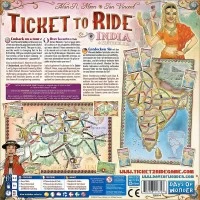 Joc de societate Ticket to Ride Map Collection India & Swiss, limba engleza