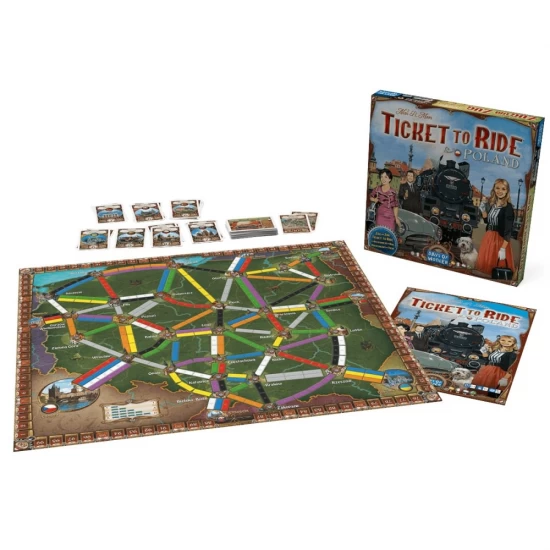 Joc de societate Ticket to Ride Map Collection Poland, limba engleza Joc de societate Ticket to Ride Map Collection Poland, limba engleza