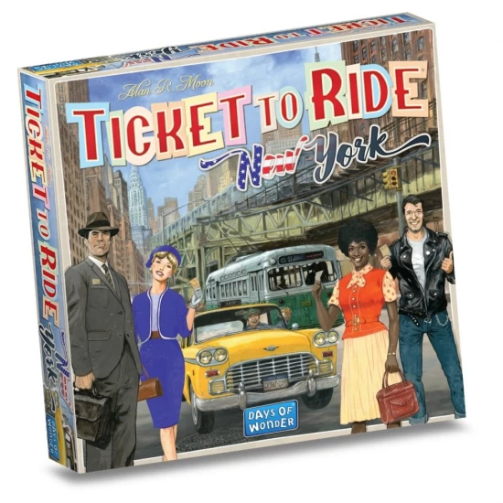 Joc de societate Ticket To Ride New York, limba engleza Joc de societate Ticket To Ride New York, limba engleza