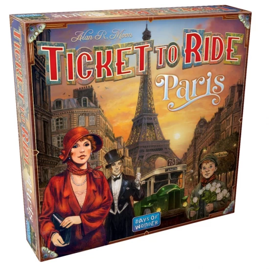 Joc de societate Ticket to Ride Paris, limba engleza Joc de societate Ticket to Ride Paris, limba engleza