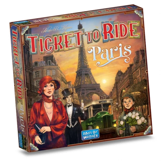 Joc de societate Ticket to Ride Paris, limba engleza Joc de societate Ticket to Ride Paris, limba engleza