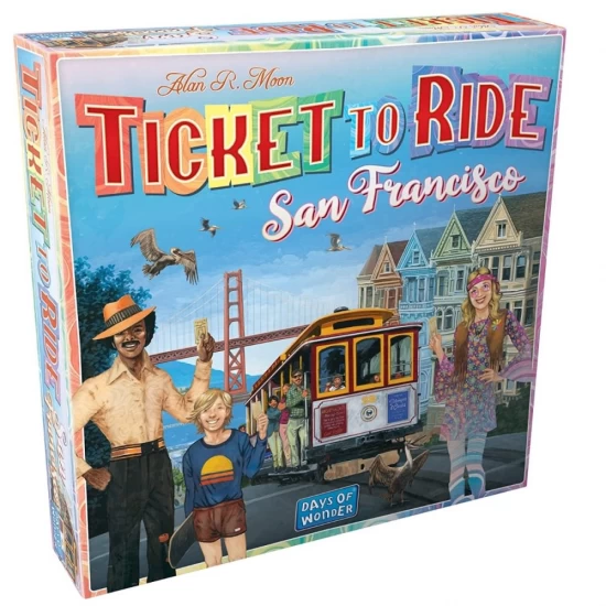 Joc de societate Ticket to Ride San Francisco, limba engleza Joc de societate Ticket to Ride San Francisco, limba engleza