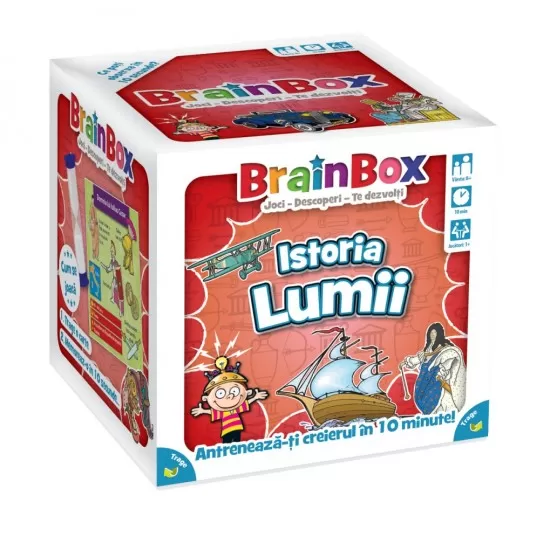 Joc educativ Brainbox Istoria lumii Joc educativ Brainbox Istoria lumii
