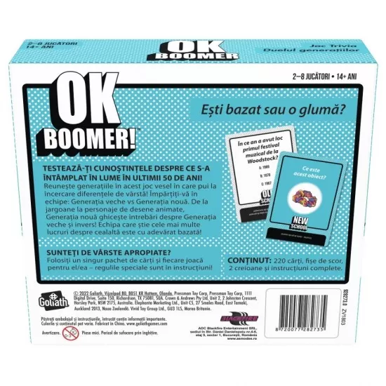 Joc de societate OK BOOMER! Joc de societate OK BOOMER!