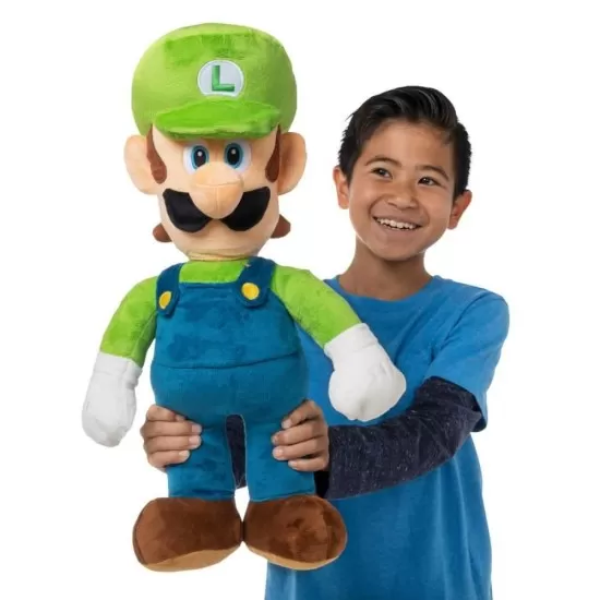 Jucarie de plus Luigi 50 cm Nintendo Mario Jucarie de plus Luigi 50 cm Nintendo Mario