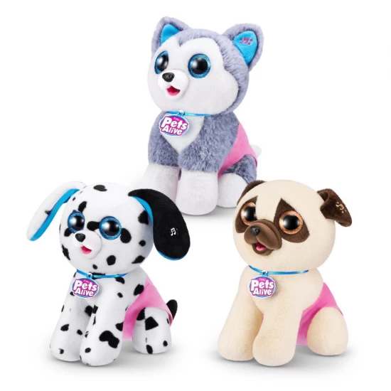 Jucarie de plus interactiva Pets Alive catelus cu accesorii surpriza Pooping Puppies Jucarie de plus interactiva Pets Alive catelus cu accesorii surpriza Pooping Puppies