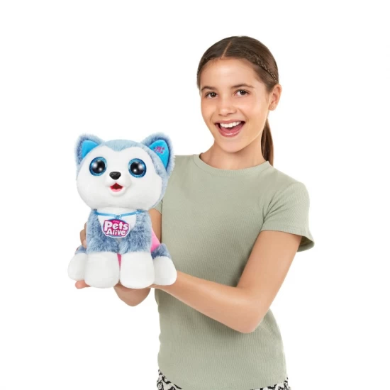 Jucarie de plus interactiva Pets Alive catelus cu accesorii surpriza Pooping Puppies Jucarie de plus interactiva Pets Alive catelus cu accesorii surpriza Pooping Puppies