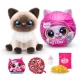 Jucarie de plus interactiva pisica cu accesorii supriza, Smitten Kittens, Pets Alive Jucarie de plus interactiva pisica cu accesorii supriza, Smitten Kittens, Pets Alive