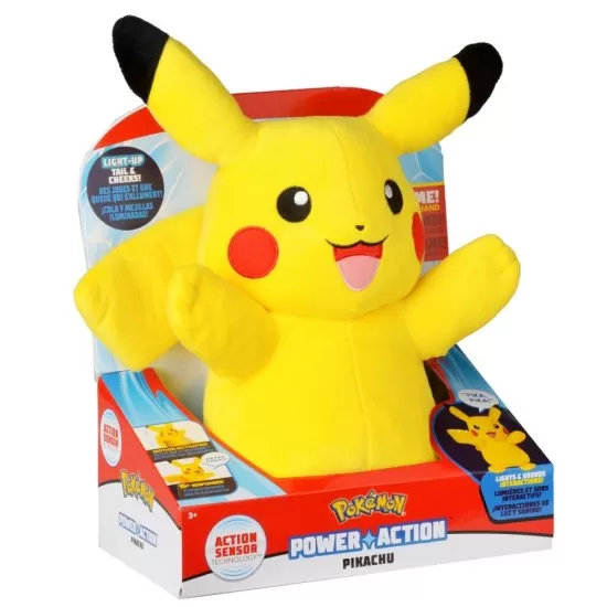 Jucarie de plus cu functii Power Action Pokemon Pikachu Jucarie de plus cu functii Power Action Pokemon Pikachu