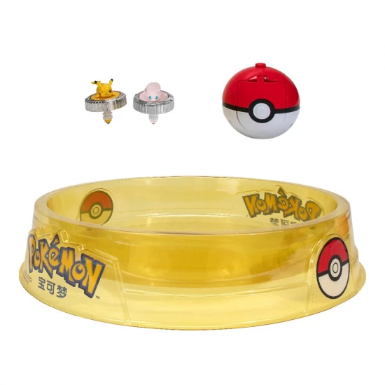 Set de joaca Battle Spinner Pokemon cu doua figurine (Pikachu #1, Mew, Poké Ball, & Poké Ball) Set de joaca Battle Spinner Pokemon cu doua figurine (Pikachu #1, Mew, Poké Ball, & Poké Ball)