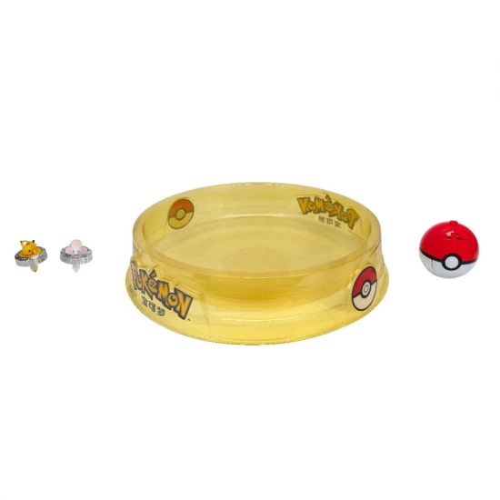 Set de joaca Battle Spinner Pokemon cu doua figurine (Pikachu #1, Mew, Poké Ball, & Poké Ball) Set de joaca Battle Spinner Pokemon cu doua figurine (Pikachu #1, Mew, Poké Ball, & Poké Ball)