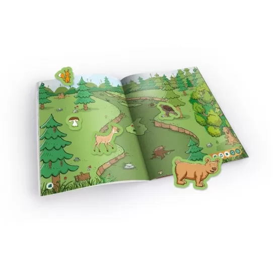 Carte cu autocolante Raspundel Istetel - Animale