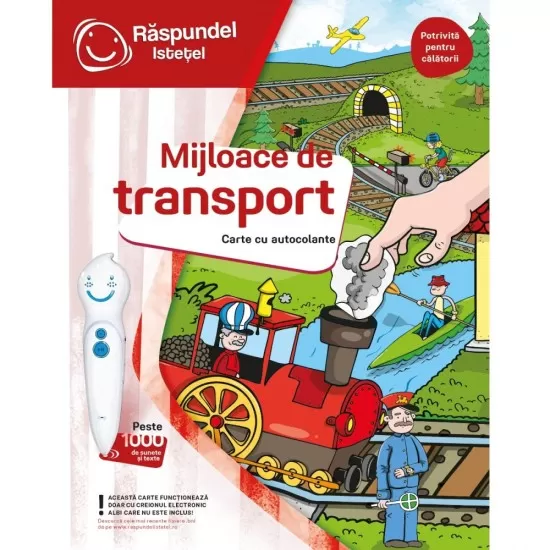 Carte cu autocolante Raspundel Istetel - Mijloace de transport Carte cu autocolante Raspundel Istetel - Mijloace de transport