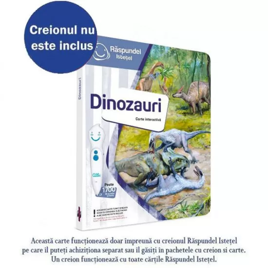 Carte interactiva Raspundel Istetel - Dinozauri