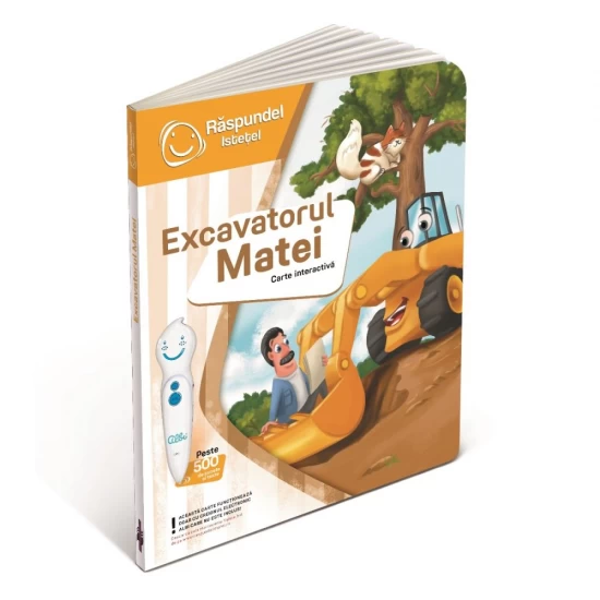 Carte Raspundel Istetel - Excavatorul Matei Carte Raspundel Istetel - Excavatorul Matei