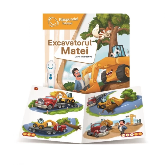 Carte Raspundel Istetel - Excavatorul Matei Carte Raspundel Istetel - Excavatorul Matei