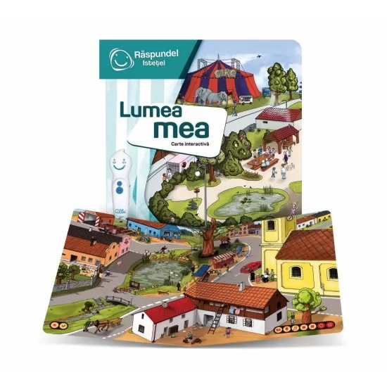 Carte interactiva Raspundel Istetel - Lumea mea Carte interactiva Raspundel Istetel - Lumea mea