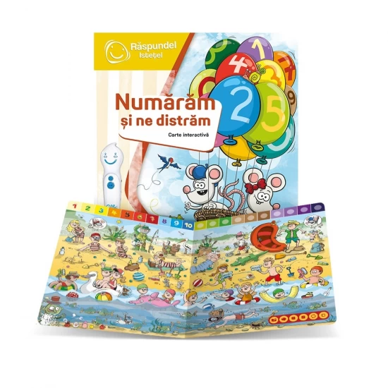 Carte Raspundel Istetel - Numaram si ne distram Carte Raspundel Istetel - Numaram si ne distram