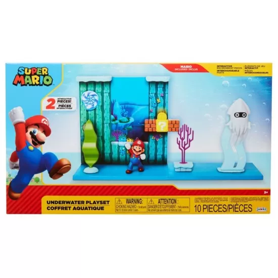 Set de joaca Subacvatic cu figurina 6 cm Nintendo Mario Set de joaca Subacvatic cu figurina 6 cm Nintendo Mario