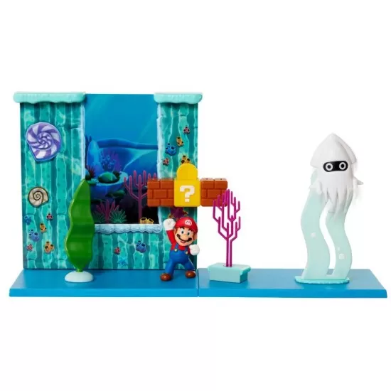 Set de joaca Subacvatic cu figurina 6 cm Nintendo Mario Set de joaca Subacvatic cu figurina 6 cm Nintendo Mario