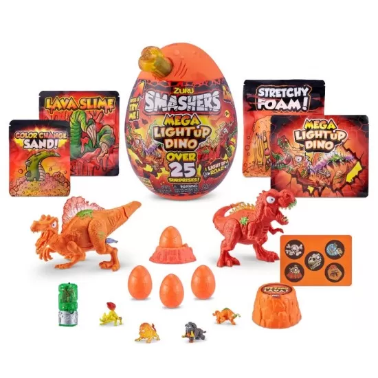 Ou surpriza Mega Dino Smashers Light-Up Ou surpriza Mega Dino Smashers Light-Up