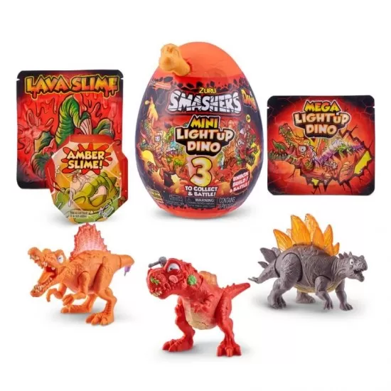 Ou surpriza Mini Dino Smashers Light-Up Ou surpriza Mini Dino Smashers Light-Up