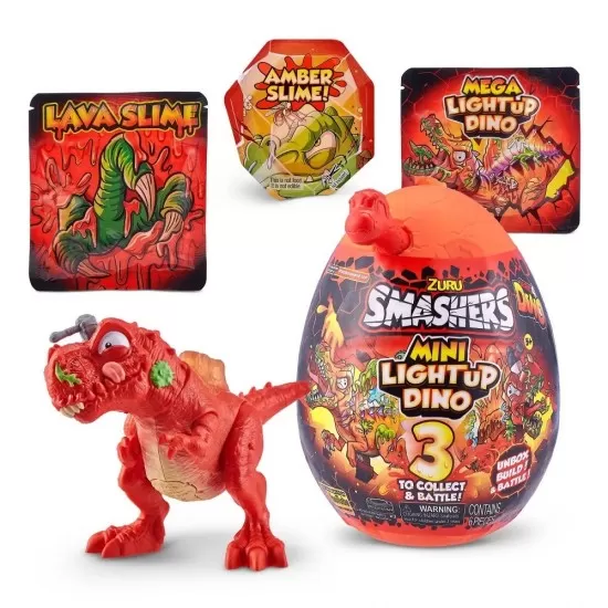 Ou surpriza Mini Dino Smashers Light-Up Ou surpriza Mini Dino Smashers Light-Up