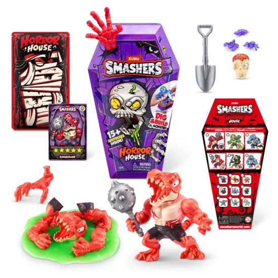 Set cu peste 15 figurine si accesorii Smashers Horror House Medium Set cu peste 15 figurine si accesorii Smashers Horror House Medium