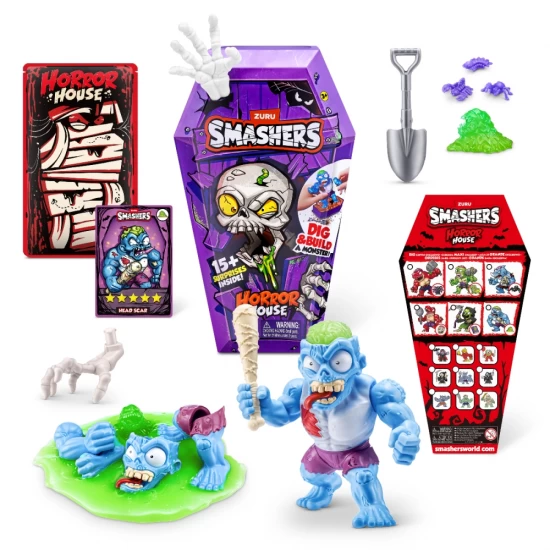 Set cu peste 15 figurine si accesorii Smashers Horror House Medium Set cu peste 15 figurine si accesorii Smashers Horror House Medium