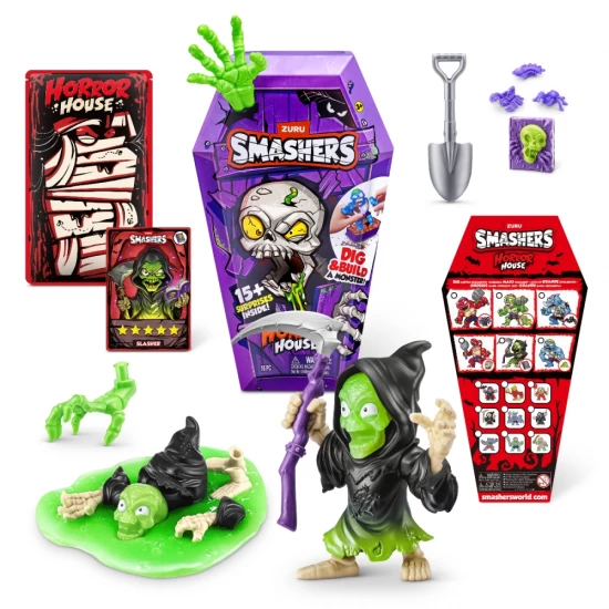 Set cu peste 15 figurine si accesorii Smashers Horror House Medium Set cu peste 15 figurine si accesorii Smashers Horror House Medium