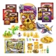 Set cu peste 70 figurine si accesorii Gold Treasure Hunter Smashers Dino Island Set cu peste 70 figurine si accesorii Gold Treasure Hunter Smashers Dino Island