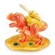 Set cu peste 70 figurine si accesorii Gold Treasure Hunter Smashers Dino Island Set cu peste 70 figurine si accesorii Gold Treasure Hunter Smashers Dino Island