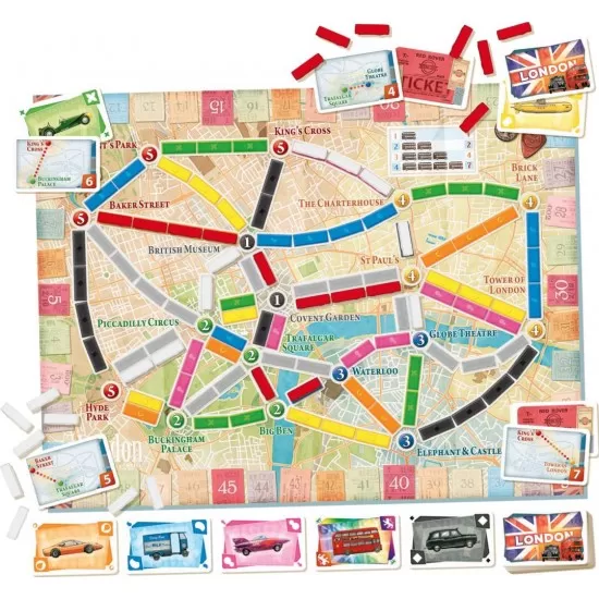 Joc de societate Ticket to Ride Londra Joc de societate Ticket to Ride Londra