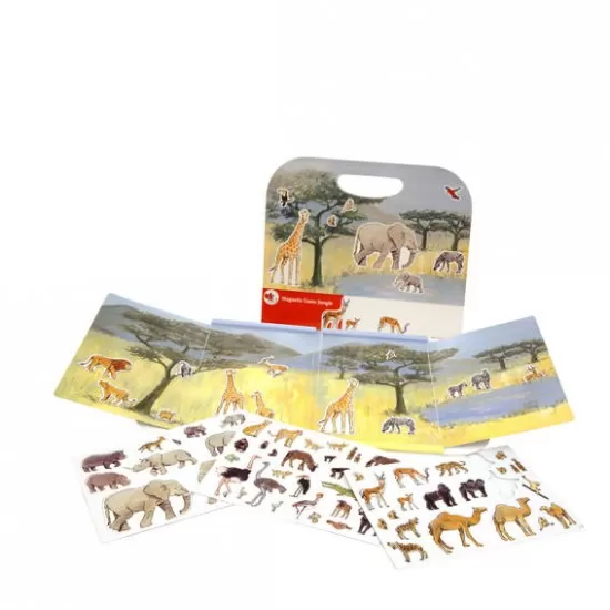 Set magnetic Animale din jungla Set magnetic Animale din jungla