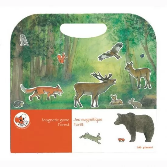 Set magnetic Egmont Toys - Animale din padure Set magnetic Egmont Toys - Animale din padure