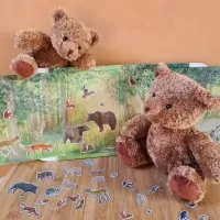 Set magnetic Egmont Toys - Animale din padure