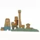 Cuburi din lemn natur animalele junglei Egmont Toys 27 piese Cuburi din lemn natur animalele junglei Egmont Toys 27 piese