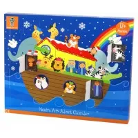 Calendar Craciun Arca lui Noe cu 24 piese lemn Orange Tree Toys