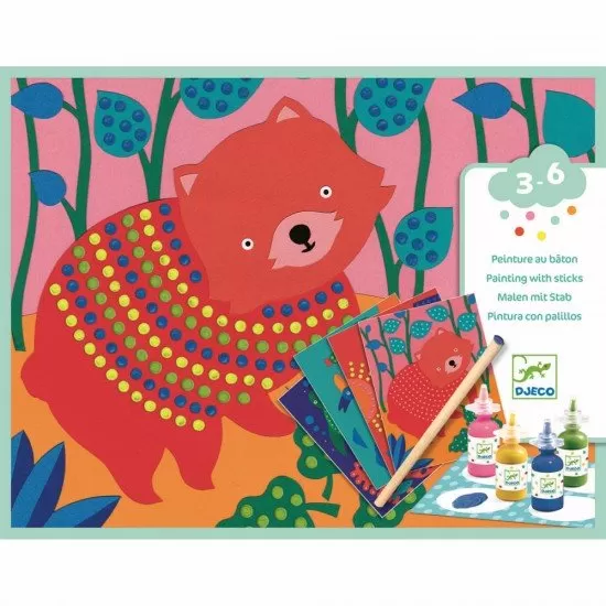 Atelier creativ cu buline Djeco Pointillisme Atelier creativ cu buline Djeco Pointillisme