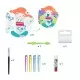 Atelier creativ cu sclipici Onnanoko Djeco Atelier creativ cu sclipici Onnanoko Djeco