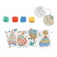 Atelier creativ de pictura Djeco Rochii cu flori
