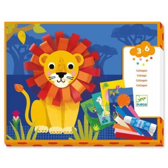 Atelier creativ Djeco - Animale cu bucle Atelier creativ Djeco - Animale cu bucle