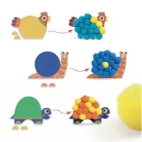 Atelier creativ Djeco - Animale moi si pufoase