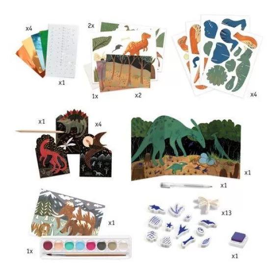 Atelier creativ Djeco - Lumea dinozaurilor Atelier creativ Djeco - Lumea dinozaurilor