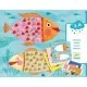 Atelier creativ Djeco - Mozaic cu plastilina si margele Atelier creativ Djeco - Mozaic cu plastilina si margele